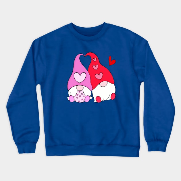 Gnome Lovers Crewneck Sweatshirt by AlondraHanley